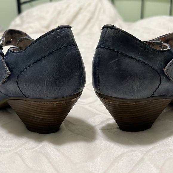 Cobalt Blue Mary Janes - Picture 6 of 12